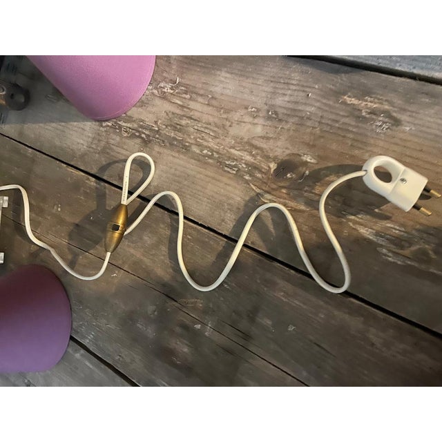 Acrylic Glass Bedside Lamps, Set of 2 For Sale - Image 10 of 12