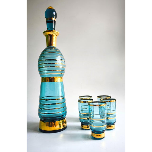 Set of 6, Mid-Century Modern Tuscany Liqueur Set From the 1960s For Sale - Image 16 of 16