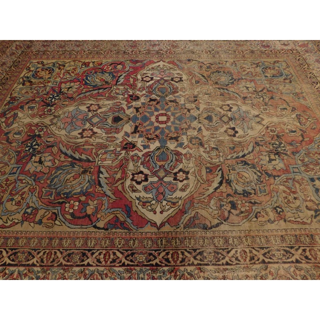 1900s Antique Persian Rug For Sale - Image 11 of 13