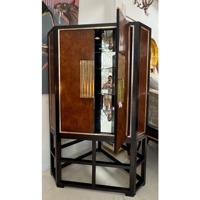 2000 - 2009 Therien Workshops for Dessin Fournir Cocktail Dry Bar Cabinet For Sale - Image 5 of 9