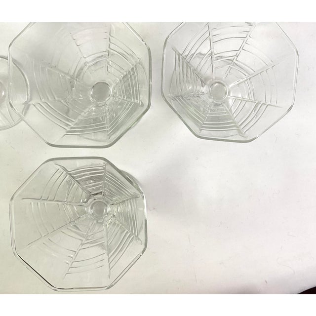 Transparent 1950s McM-Dansk-“ Summer HOUSE”-elegant, Footed, Dessert, Bowls-Set of Eight For Sale - Image 8 of 10
