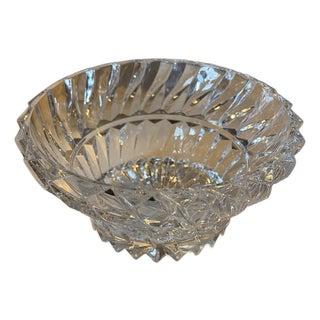 Brand New Mikasa “Rainier” Crystal Bowl in Original Box – Heavy Lead Crystal, Never Used For Sale