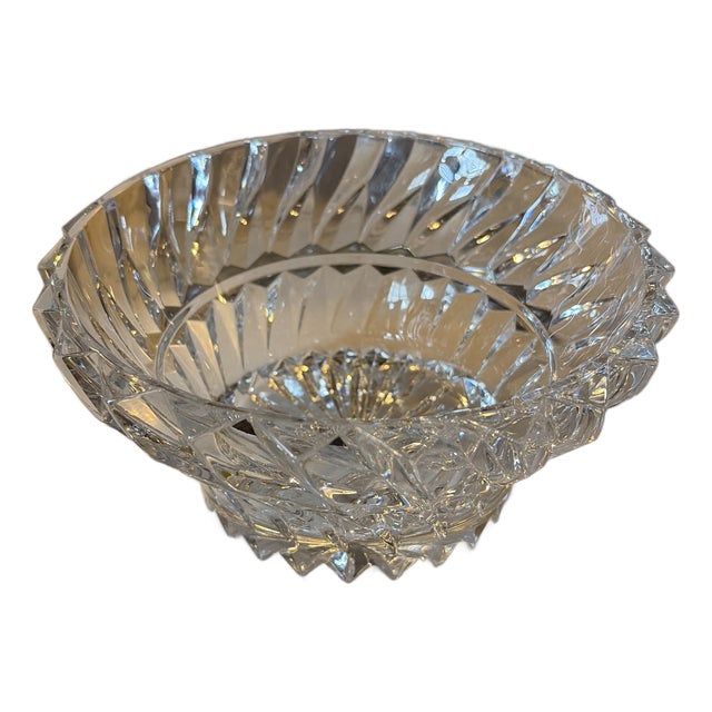 Brand New Mikasa “Rainier” Crystal Bowl in Original Box – Heavy Lead Crystal, Never Used For Sale