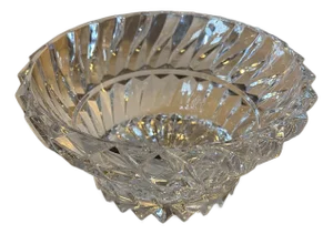 Brand New Mikasa “Rainier” Crystal Bowl in Original Box – Heavy Lead Crystal, Never Used