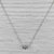 0.23ctw Diamond 3-Cluster Pendant Necklace 14k White Gold 18" Bar Links For Sale In Greensboro - Image 6 of 6