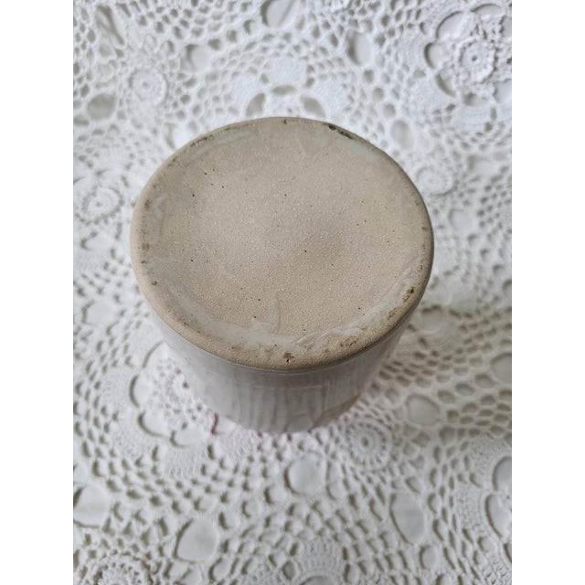 1980s Ceramic French Mustard Jar or Crock For Sale - Image 5 of 5