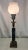 Mid-Century Modern 1950s Neoclassical Patinated Bronze Column Table Lamp by Crest Co For Sale - Image 3 of 12