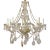 Vintage Georgian Style Hand Cut Crystal 8-Arm Chandelier For Sale