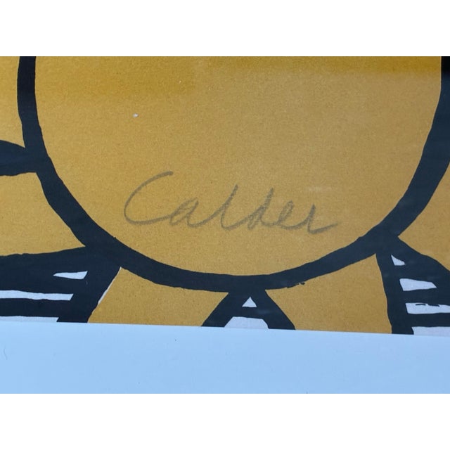 Abstract 1970s Alexander Calder Lithograph For Sale - Image 3 of 11