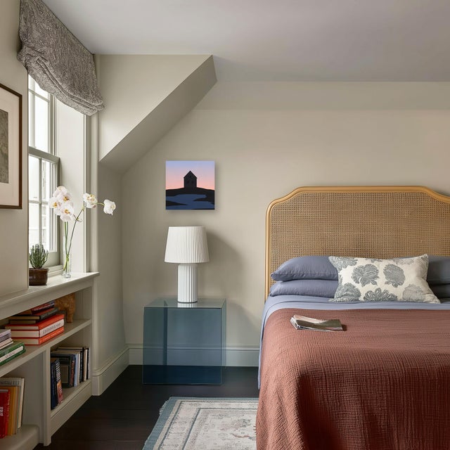 After the Sun - Moody Serene Sunset Landscape Acrylic Painting on Panel Original Artwork by Mike Gough For Sale In Los Angeles - Image 6 of 9