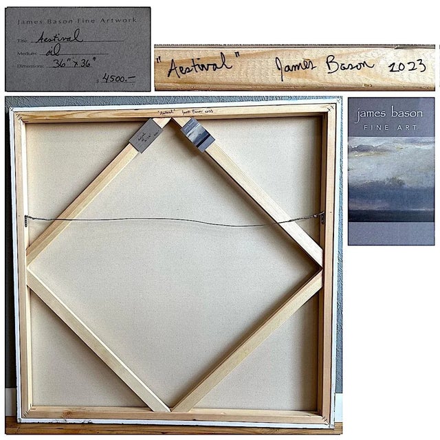 Western Landscape Painting - Big Sky Montana Summer Prairie by James Bason For Sale - Image 9 of 10