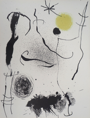 Joan Miro, A Bouquet of Dreams for Leila, Lithograph