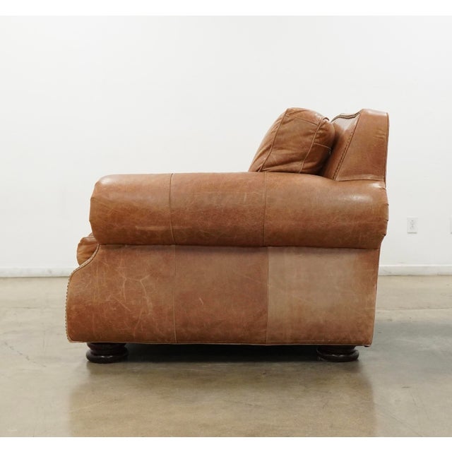 Wood Hancock & Moore September Leather Sofa For Sale - Image 7 of 18