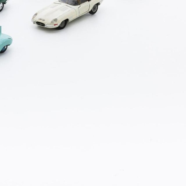 European Miniature Jaguar Cars, Set of 9 For Sale - Image 5 of 6