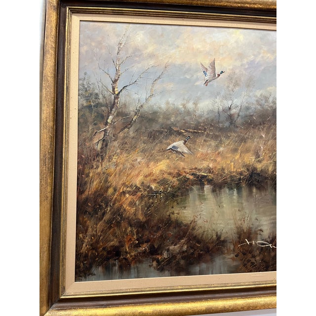 1930s Oil Painting by German Artist Hans Hansung For Sale - Image 4 of 11