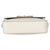 1950s White Textured Calfskin Small Horsebit 1955 Shoulder Bag For Sale - Image 5 of 9