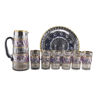 Russian Pattern Orangeade Service from Baccarat, 1890s, Set of 8 For Sale