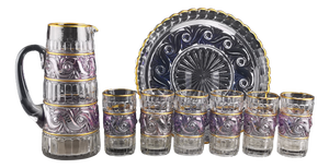 Russian Pattern Orangeade Service from Baccarat, 1890s, Set of 8