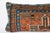 Antique Caucasian Tribal Rug Pillow – Handwoven 16" X 37" For Sale - Image 4 of 9