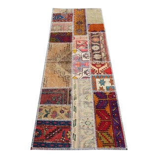 3x10 Vintage Turkish Runner Rug For Sale