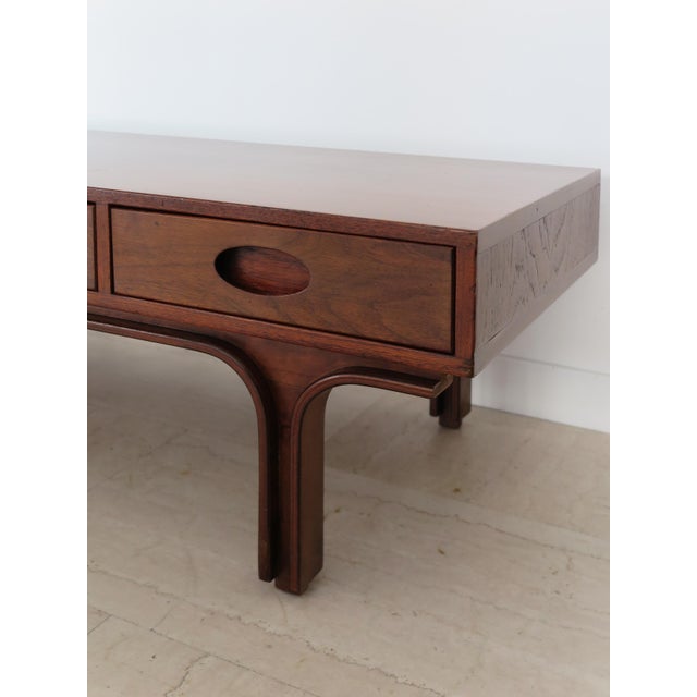 Brown Wooden Coffee Table by Gianfranco Frattini for Bernini, Italy, 1960 For Sale - Image 8 of 13