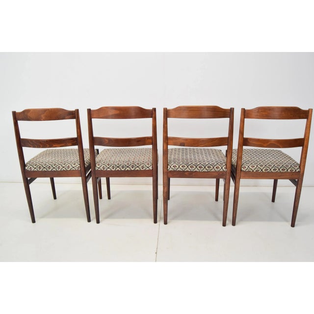 Brown Mid-Century Chairs from TON, 1970s, Set of 4 For Sale - Image 8 of 13