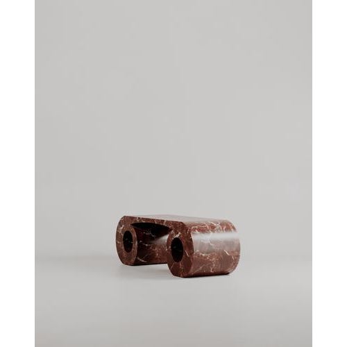 Verde Notte Marble Stone Eye Bench by Esther Knopfler For Sale - Image 9 of 17
