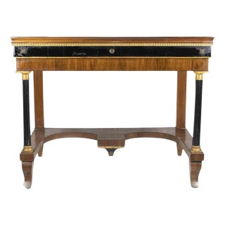 Wooden Console Table, 19th-Century For Sale