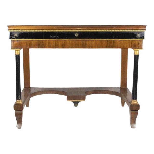 Wooden Console Table, 19th-Century For Sale