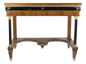 Wooden Console Table, 19th-Century