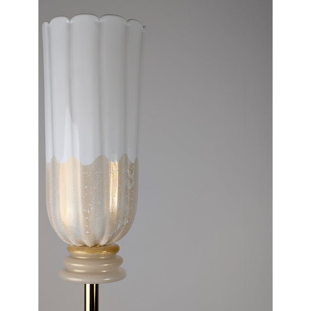 XII Apostoli Murano Glass Floor Lamp 24-KT Gold from Barovier and Toso, 2002 For Sale - Image 11 of 18