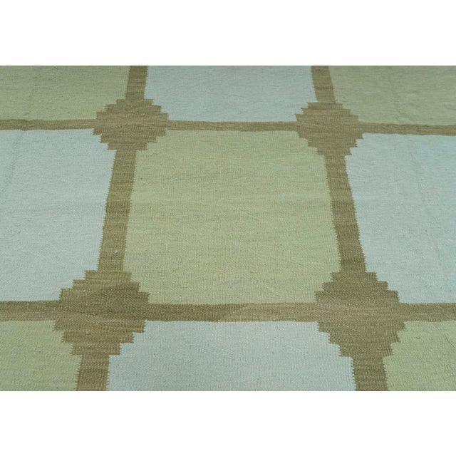 Turkish Square Kilim Oriental Handmade Flatweave 10'1" x 9'10" #19511 For Sale - Image 4 of 8