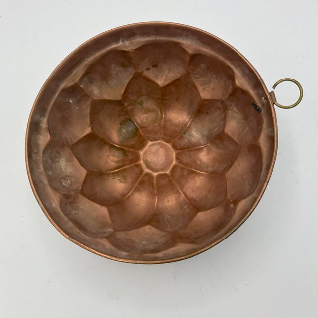 Metal 19th Century Antique French Solid Copper Mould For Sale - Image 7 of 8