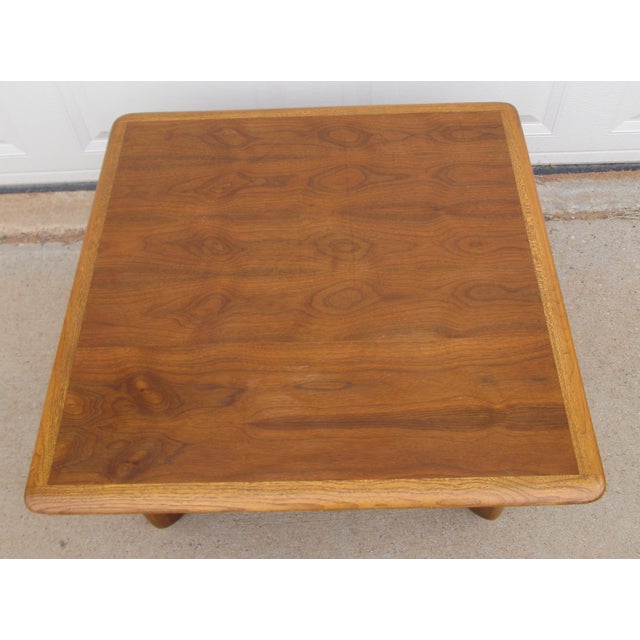 Mid 20th Century Lane Perception Square Cocktail Table Model 908-17 For Sale - Image 9 of 15