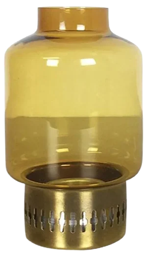 Swedish Brass Candleholder by Hans-Agne Jakobsson, 1960s