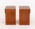 Arne Wahl Iversen Pair of Arne Wahl Iversen Teak Bedside Tables For Sale - Image 4 of 9