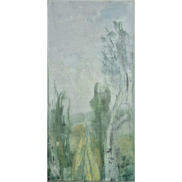 Monika Rossa, Vertical Landscape, 2025, Oil on Canvas For Sale