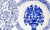 Earthenware - Two earthenware plates - 19th century. Portuguese, 19th century; decorations in shades of blue with floral...