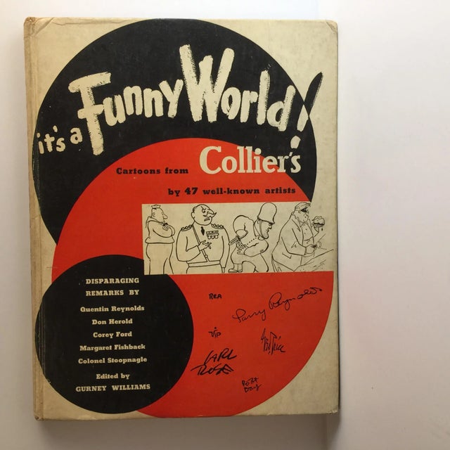 Collier's 1943 "It's a Funny World Cartoons" Book For Sale - Image 11 of 11