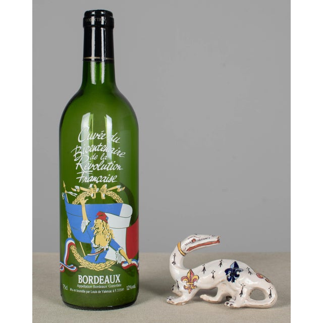 19th Century French Desvres Fourmaintraux Freres Faience Salamander For Sale - Image 9 of 10