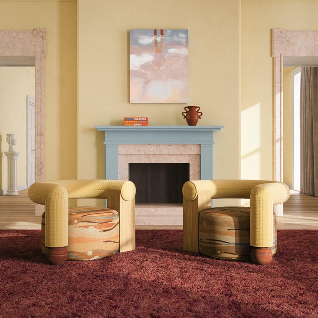 Set of Galatea Armchair Set by Malabar For Sale - Image 16 of 17