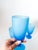 Glass 1960s Carlo Moretti Satinato Electric Blue Goblets- Set of 4 For Sale - Image 7 of 12