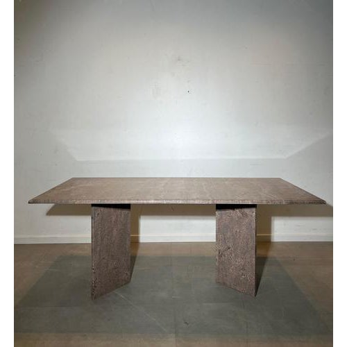 Vintage Dining Table in Granite For Sale - Image 5 of 5