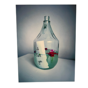 Message in a Big Bottle -I Love You. Photograph by Natalie Mitchell/Sette Design