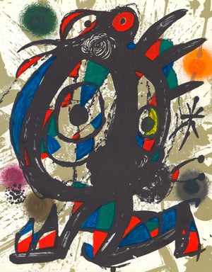 Joan Miró Litógrafia I 1978 Lithograph