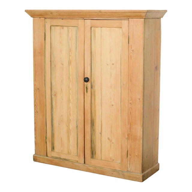 Rustic European Early 20th Century European Pine Armoire For Sale - Image 3 of 5