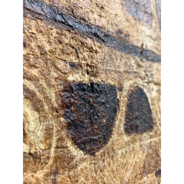 Wood South Pacific Bark Cloth Design For Sale - Image 7 of 13