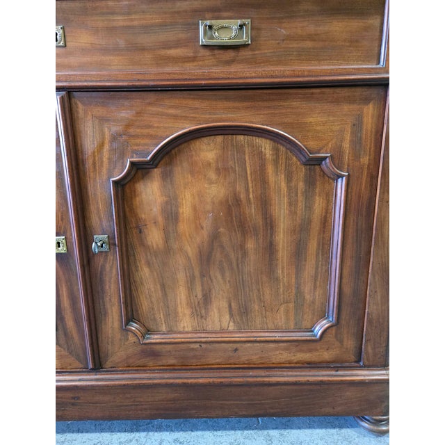 Late 1800s Louis Philippe Mahogany Buffet With Secretary For Sale - Image 10 of 12