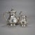 2 Piece Antique Silver Plated Tea Set with Foliate Engraving, Circa 1890 For Sale - Image 6 of 7