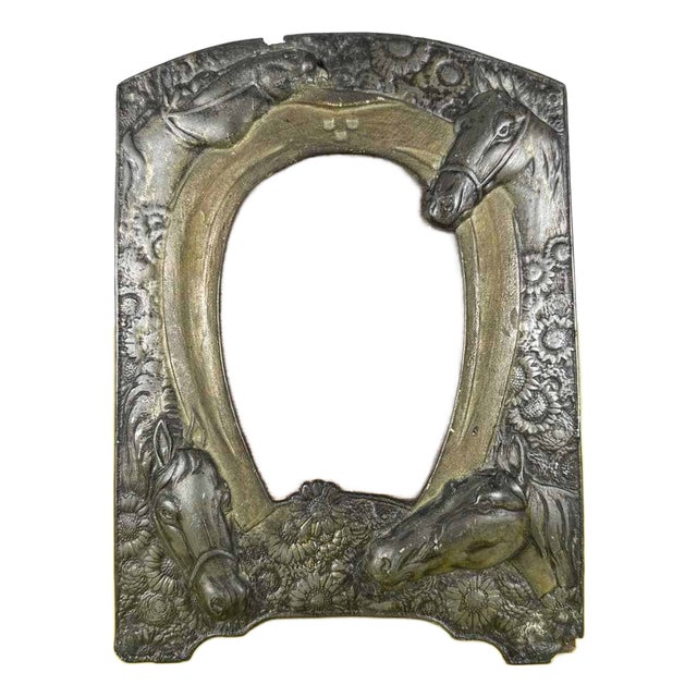 Art Nouveau Photo Frame in Bronze, 1900s For Sale